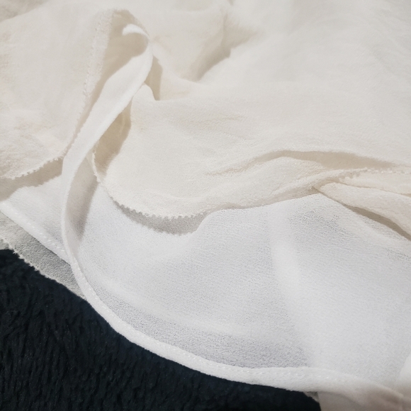 Aritzia Wilfred Rians Blouse In Oak 100% Silk Size XXS - Picture 5 of 10